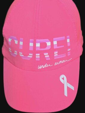 Under Armour Cure Breast Cancer Awareness Women’s Pink Adjustable Hat OSFA